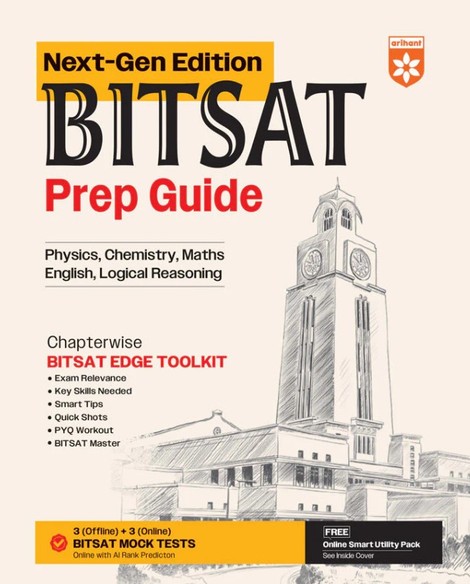 BITSAT Prep Guide Next-Gen Edition | 3 (Offline) | 3 (Online) Mock Tests | Chapterwise Edge Toolkit